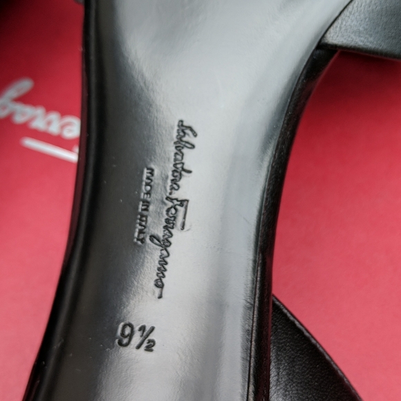 Salvatore Ferragamo LIDA Leather Slingbacks - Picture 7 of 11